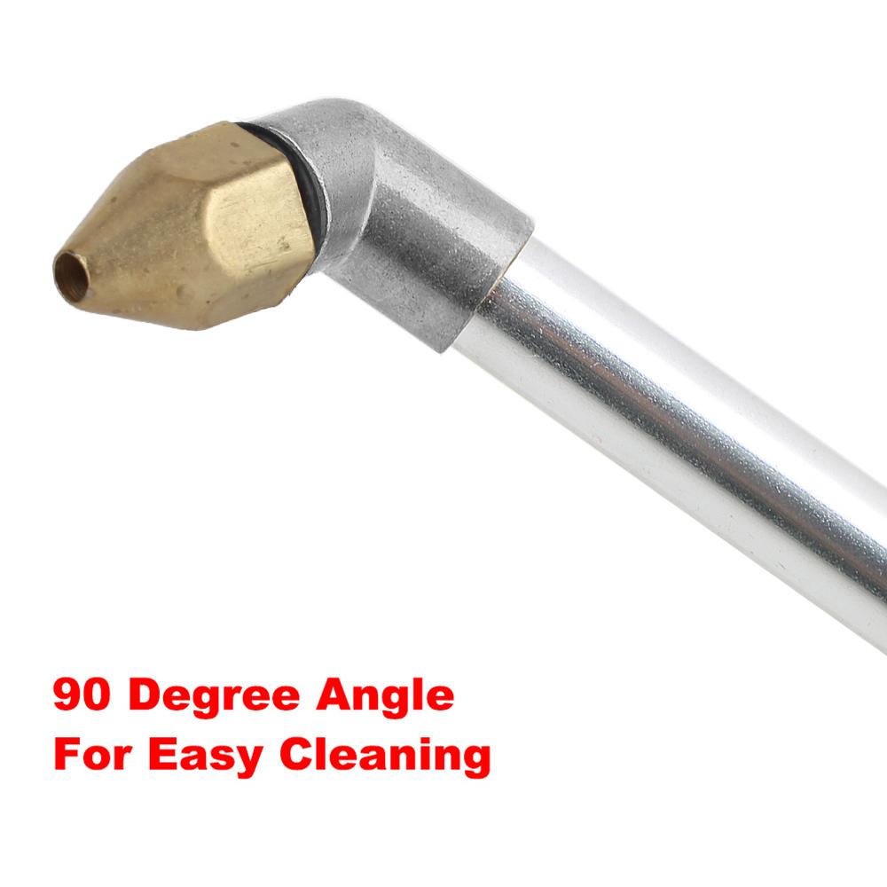 Engine Water Gun with 100cm Hose Aluminum Alloy Car Engine Oil Cleaner Tool High Press 40cm Pneumatic Cleaning Tool