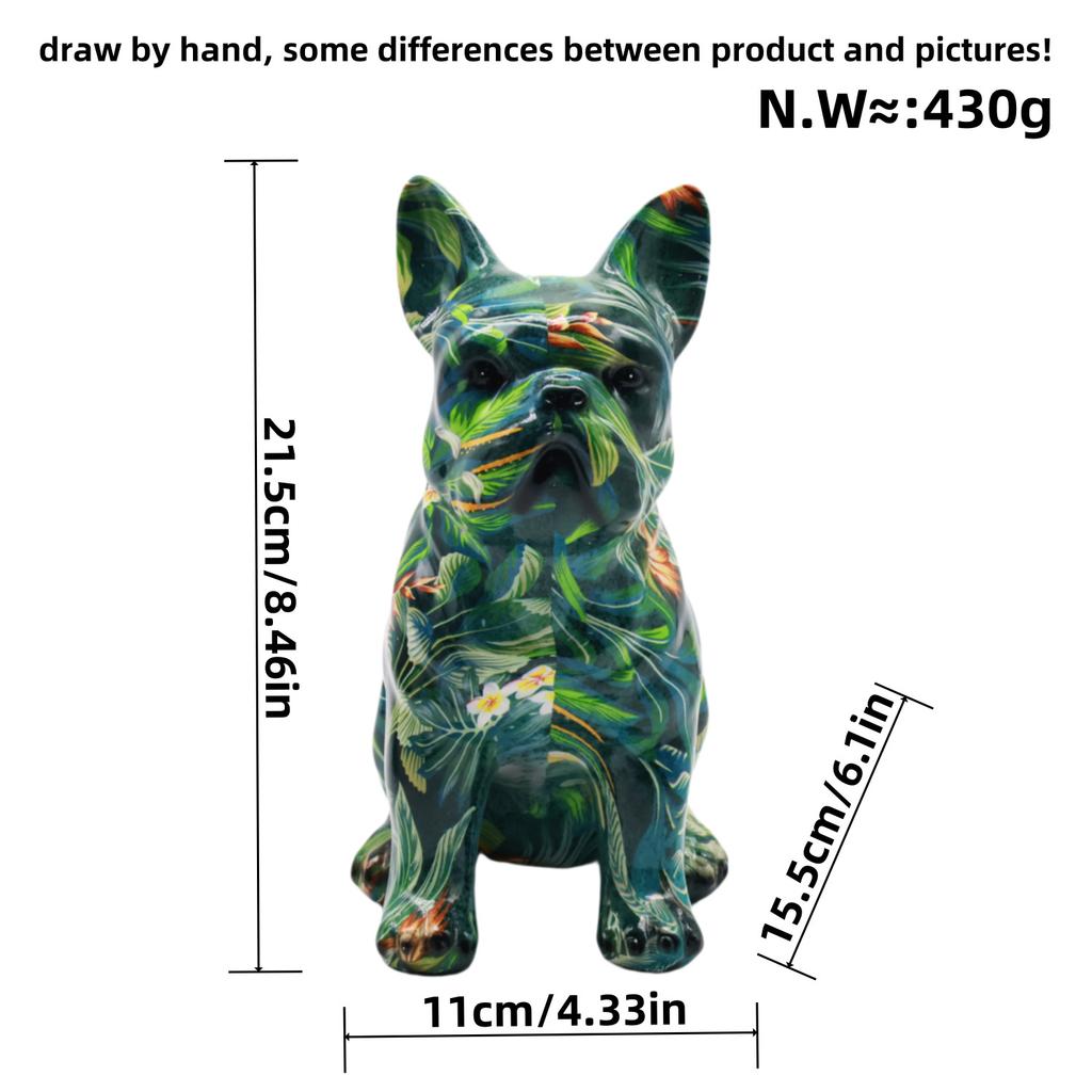 Крупногабаритная собака, украшение для гостиной, для дома, для собак, высококачественное украшение для рабочего стола, изделия из смолы