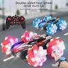 New 2.4g Rc Racing Car Portable Double-sided Stunt Drift Car Charging High Speed SUV Four-wheel Drive Off-road Vehicle Electric Kids Toy Gift