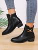 Autumn and Winter Fashion with Velvet Martin Boots for Women