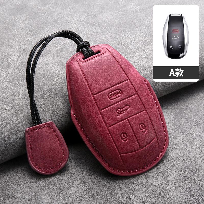 Smart Key q Protective Cover for Bentley Flying Spur Continental GT Bentayga Mulsanne PU Car Remote Keychain Accessories
