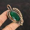 Ограненный замбийский изумрудный кулон, медный кулон, новый кулон ручной работы, изысканные медные украшения, подвеска из натурального драгоценного камня, подарки на помолвку