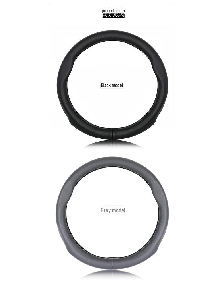 Leather Steering Wheel Cover for Dongfeng Qichen D50/R50/Chenfeng R50X/R30/T70M50V, All-Season Use