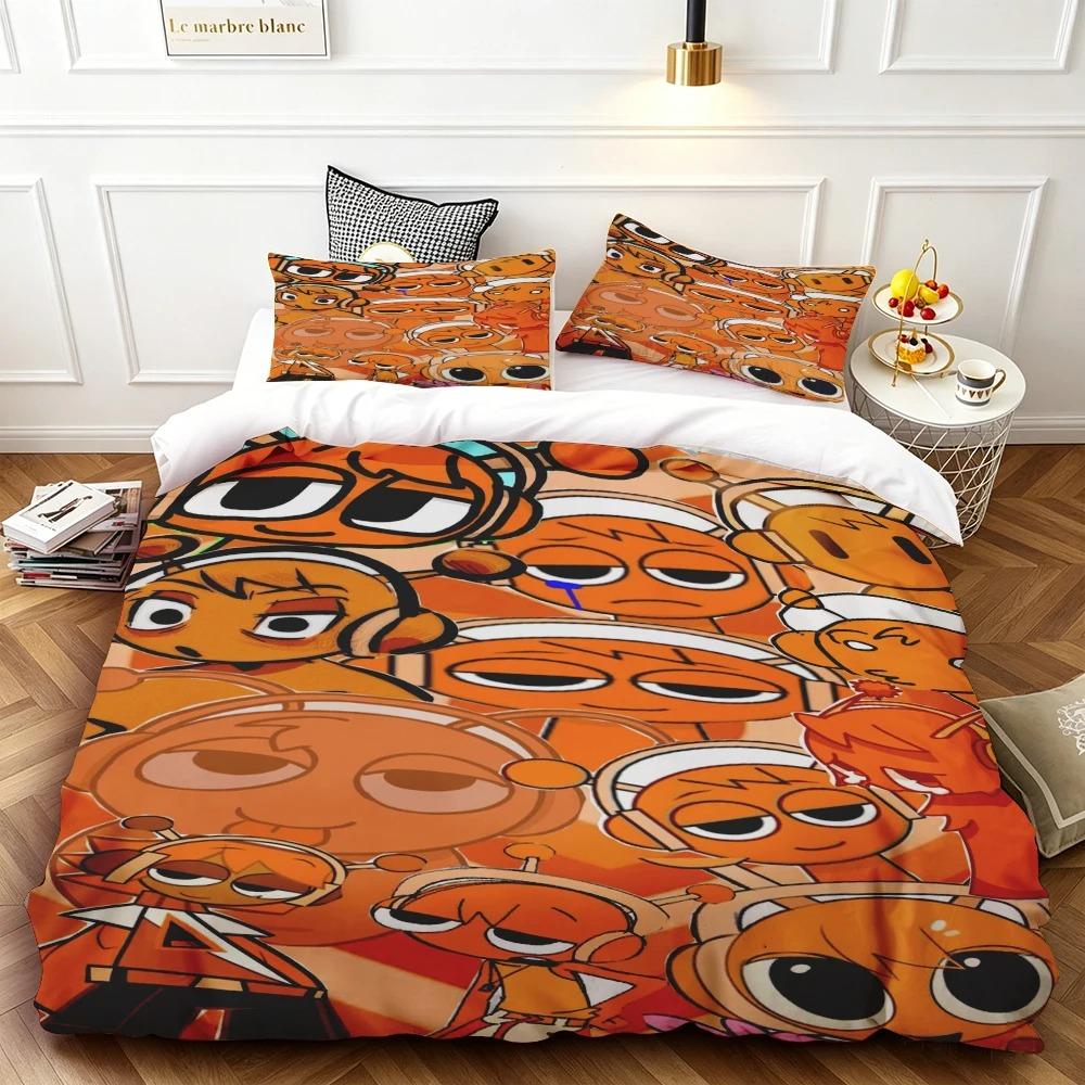 Hot Sprunki Bedding Set Incredibox 3D Printed Music Game Duvet Cover Set Soft Skin-Friendly Suitable Sprunki Kids Boys Gifts