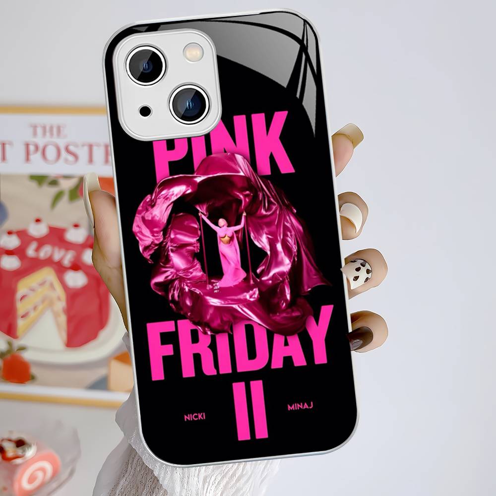 Ники Минаж Рэпер Для IPhone 14 13 12 Mini 11 Pro XS Max X XR 14 Plus Закаленное Стекло Чехол
