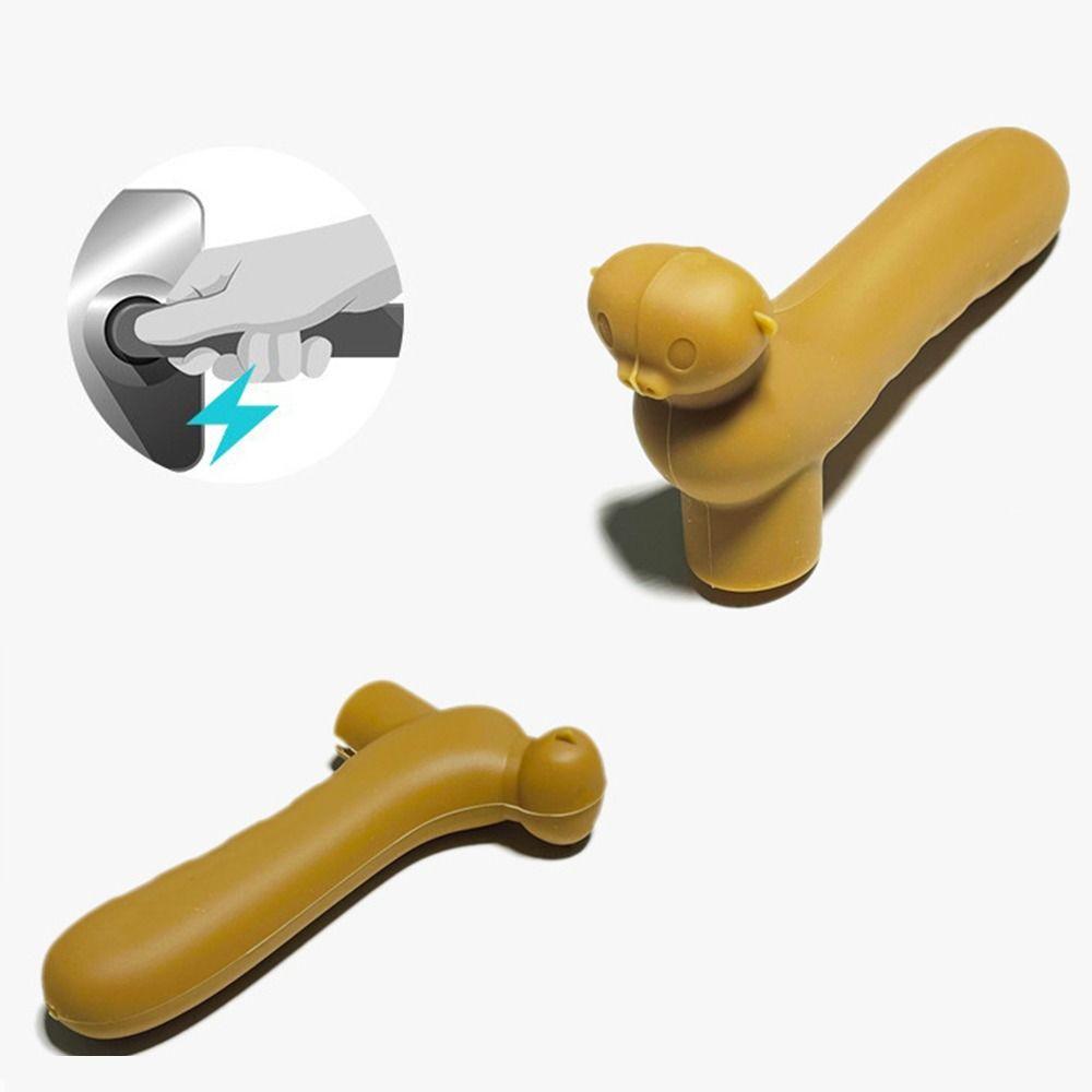 Противоударный чехол для дверной ручки, силиконовая защитная накладка, переносной чехол для дверной ручки, украшение для дома