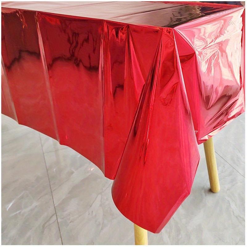 1 шт. алюминиевая пленка для вечеринки по случаю дня рождения одноразовая водонепроницаемая скатерть для реквизита для сцены