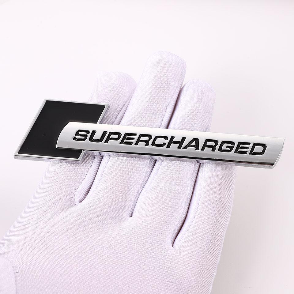 3D Car Sticker Emblem Sport Auto Badge Decal for Land Rover Range Rover Supercharged Audi A3 A4 A5 A6 Q3 Q5 Q7 RS S3 S4 S5 S6 S8