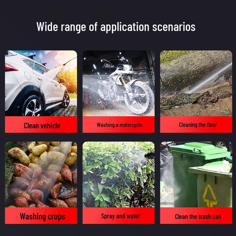 Black Cat Duke Portable High-Pressure Washer CN plug (adapter included)