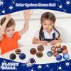10pcs Solar System Stress Ball for Kids Adult Stress Relief Planets Space Ball Educational Toys Fidget Toys Party Game Gifts