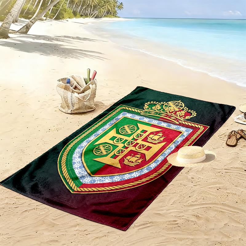 Vibrant Portuguese Heritage beach towel Outdoor camping Beach towel for vacation photos Outdoor pool towel swim quick-drying swim towel beach