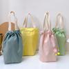 Portable Bottle Drawstring Bag Candy Color Water Bottle Holder Handbag Thermos Pouch  Men/Women