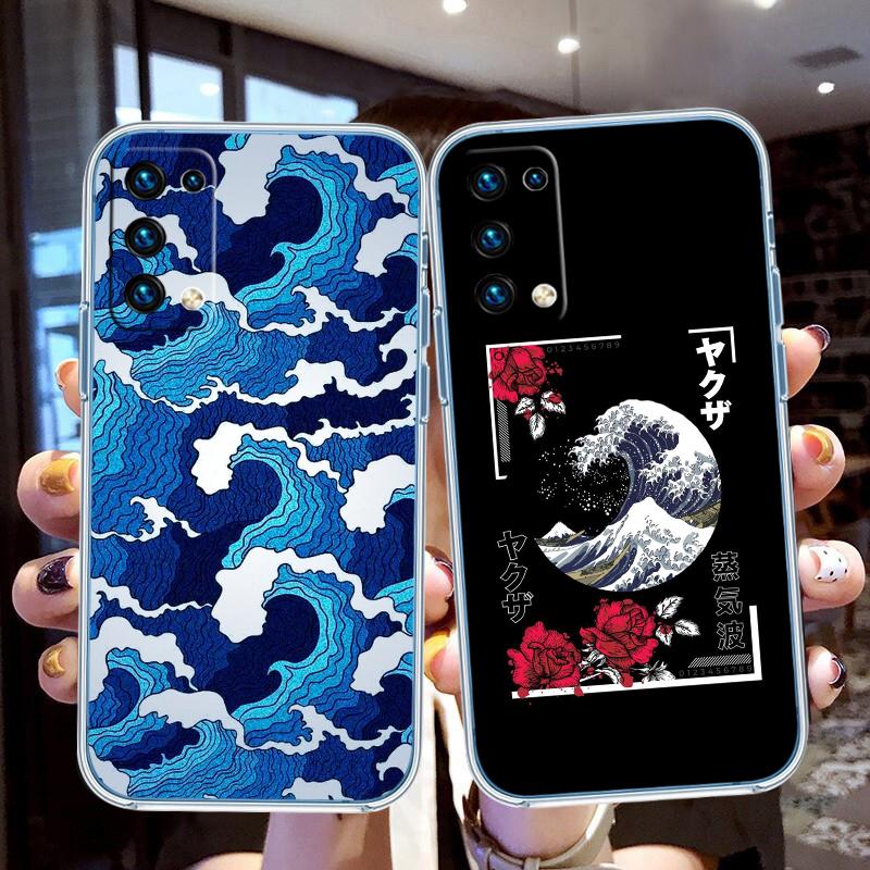 QT21 Great Wave Off Kanagawa New High-End Phone Case for Moto Edge 20 30 S30 40 50 Fusion Plus Pro Lite Neo Ultra G Stylus Play