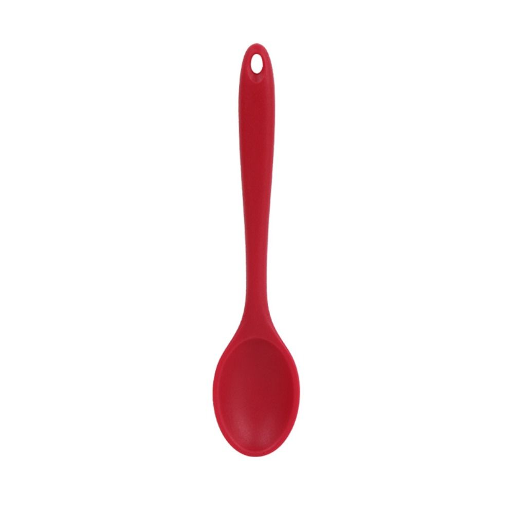 Heat Resistant Mixing Spoons Non-stick Spoon Stirring Spoon Silicone Spoon  Kitchen Supplies