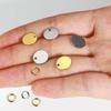 20pcs Stainless Steel Round Stamping Blank Dog Tags Pendants with Open Jump Rings DIY Bracelet Charm Jewelry Findings Wholesale