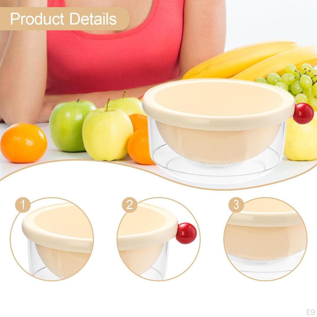 Функциональный набор кухонных дуршлагов с миской для слива для приготовления пищи