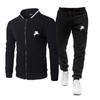 2025 Brand Tracksuit Men Zipper Jacket Golf Fitness Gym Tracksuits Cotton Mens Outfits Sport Suit 2 Piece Set Jogging Tracksuit
