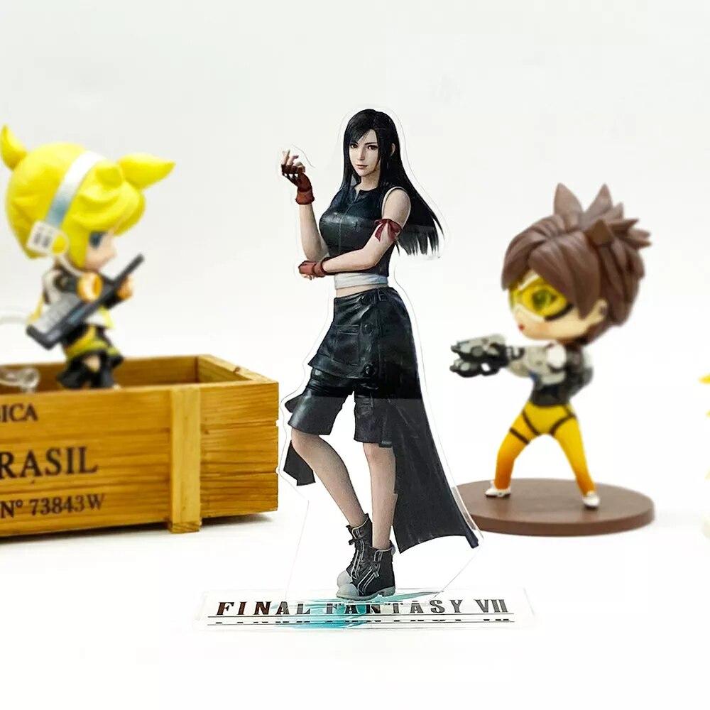 FF7 VII 7 Tifa Lockhart Cool Acrylic Stand Standee Toy Figure