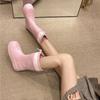 Lady Rain Boots Fashion Non-slip Soft Comfort Waterproof Rain Boots Women Outdoor Hiking School Rainy Days On Foot Camping