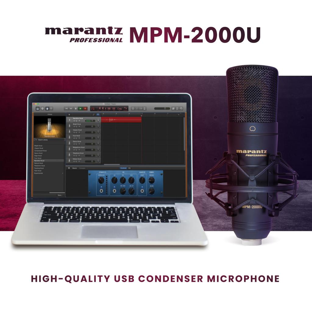 Конденсаторный USB-микрофон Marantz Pro Черный M4U