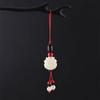 Strap Chinese Style Bag Pendant Bodhi Lotus Flower Keychain Mobile Phone Lanyard Cell Phone Lanyard