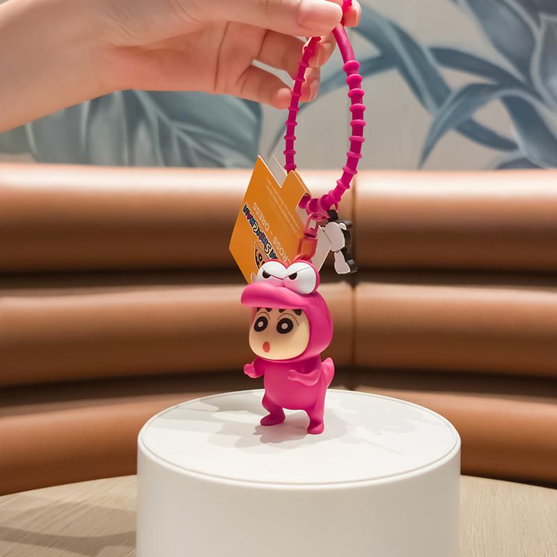 Брелок Crayon Shinchan с трансформирующимися мультяшными фигурками из смолы для автомобилей или сумок
