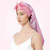 Yousheng Long Satin Bonnet with Tie Band Double Layer Women Sleeping Bonnet Extra Large Braids Curly Hair Faux Silk Hat Soft Hair Care Cap