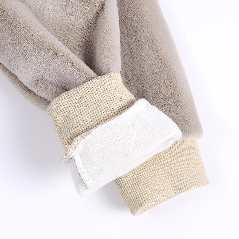 Детский комбинезон с заячьими ушками, осенне-зимний детский комбинезон, комбинезоны с флисовым капюшоном, комбинезон для малышей, одежда для маленьких девочек и мальчиков, одежда для новорожденных