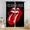 Украшения на Хэллоуин The Rollings Stones Шторы для гостиной Шторы для домашнего интерьера Шторы из 2 частей Тюль для спальни