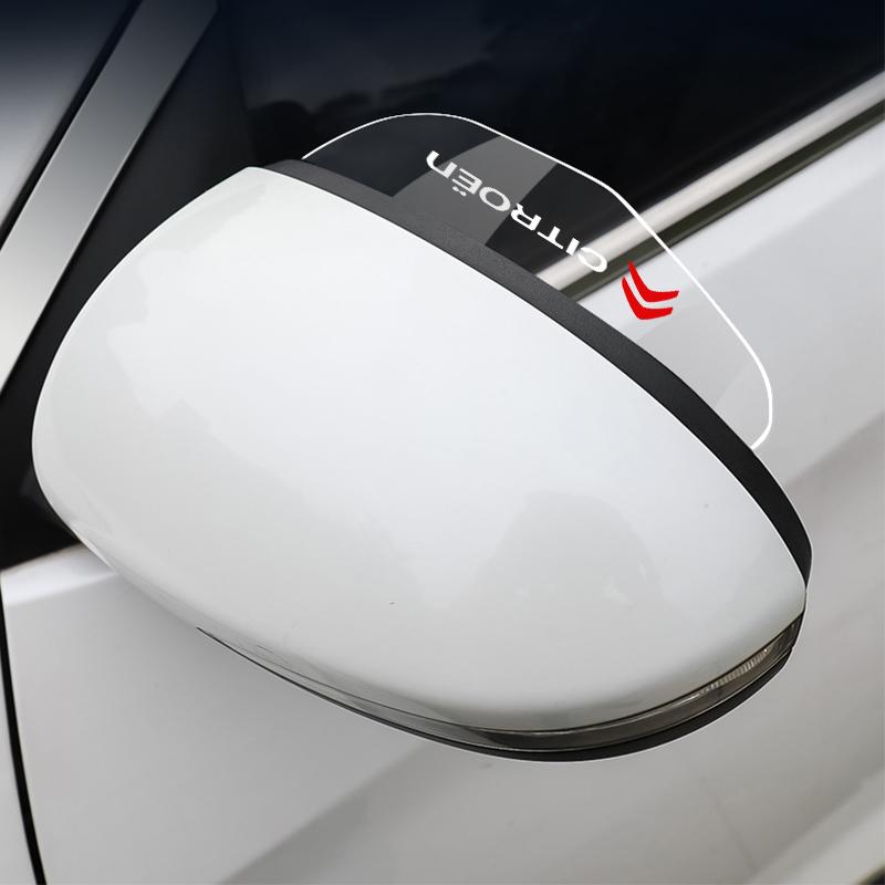 Для Citroen C1 C2 C3 C4 C5 C6 C8 C4L DS3 Прозрачный Задний Вид Боковое Зеркало Козырек от Дождя Козырек от Солнца Аксессуары для Автомобиля