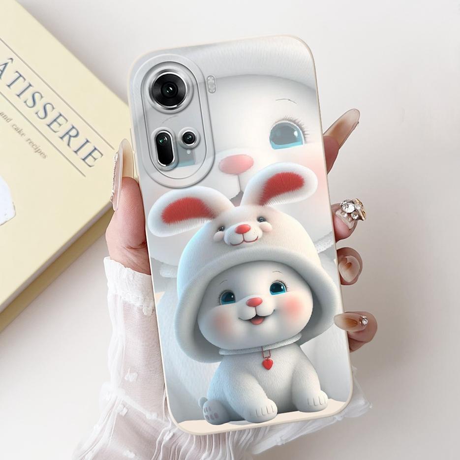 Чехол для Oppo Reno 11 5G Reno11 F CPH2603 Милый Мультяшный Чехол-Панда Мягкий Силиконовый Чехол для Телефона Для Oppo Reno 11 Pro Reno11 11F Сумки