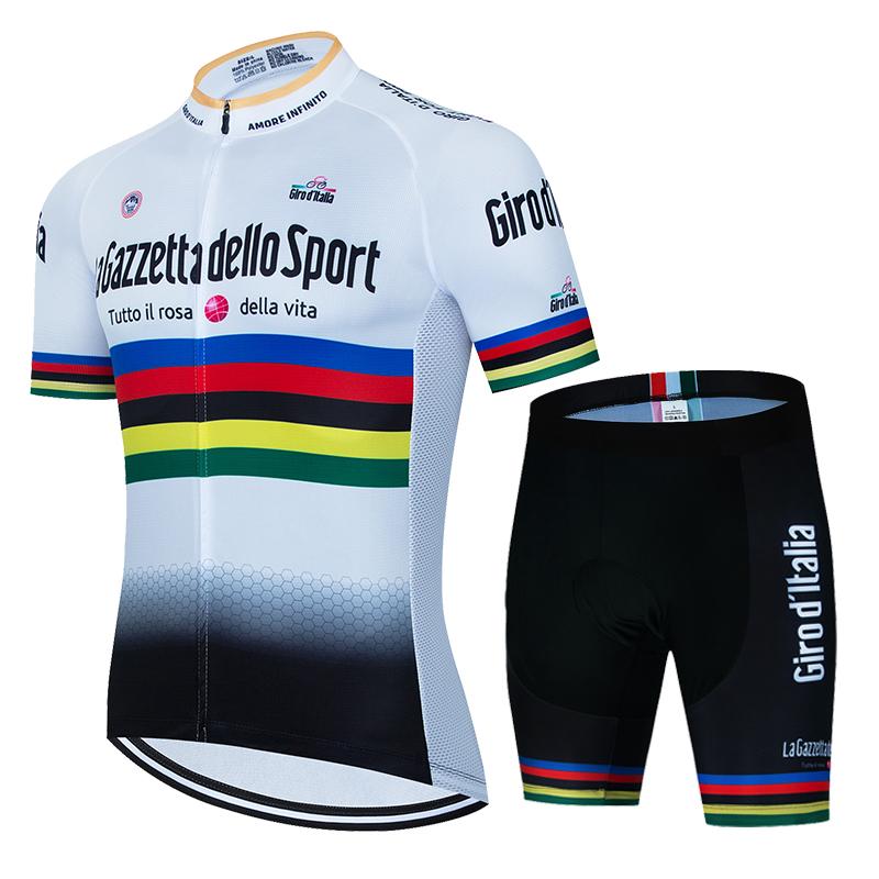2024 Tour De Giro D'ITALIA Cycling Jersey Sets Mens Cycling Clothing Summer Short Sleeve Quick-dry MTB Bike Suit Ropa Ciclismo