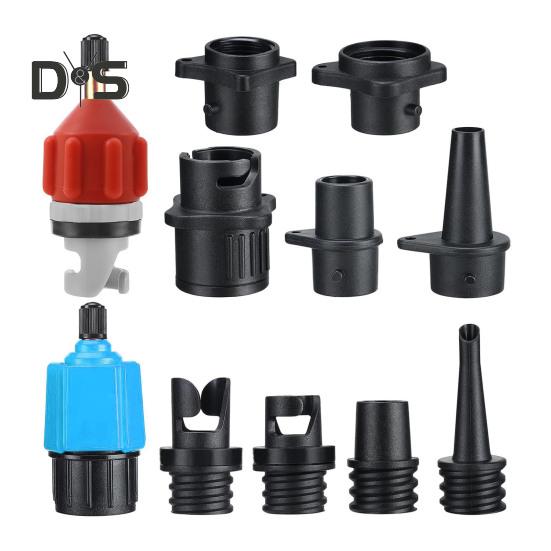 Комплект адаптеров для надувного SUP-насоса, адаптер для лопастной доски, клапан воздушного компрессора, набор насадок-преобразователей для надувной лодки, кровати для серфинга