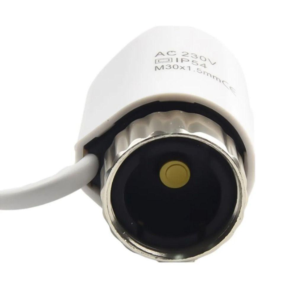 Нормально открытый электрический термопривод M30*1,5 мм без клапана для подогрева пола