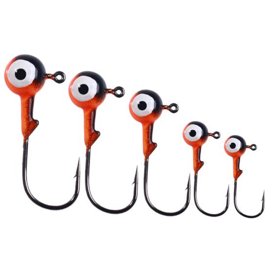 60/75Pcs Fishing Lure Hooks Kit Super Sharp Rustproof Corrosion Resistant Portable Freshwater Metal Hooks Fishing Jig Set