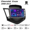 Автомобильная магнитола Android Car-Play для Chevrolet Cruze 2008-2012 Мультимедийный плеер Головное устройство Стерео Навигация GPS BT WIFI, 2+64 ГБ