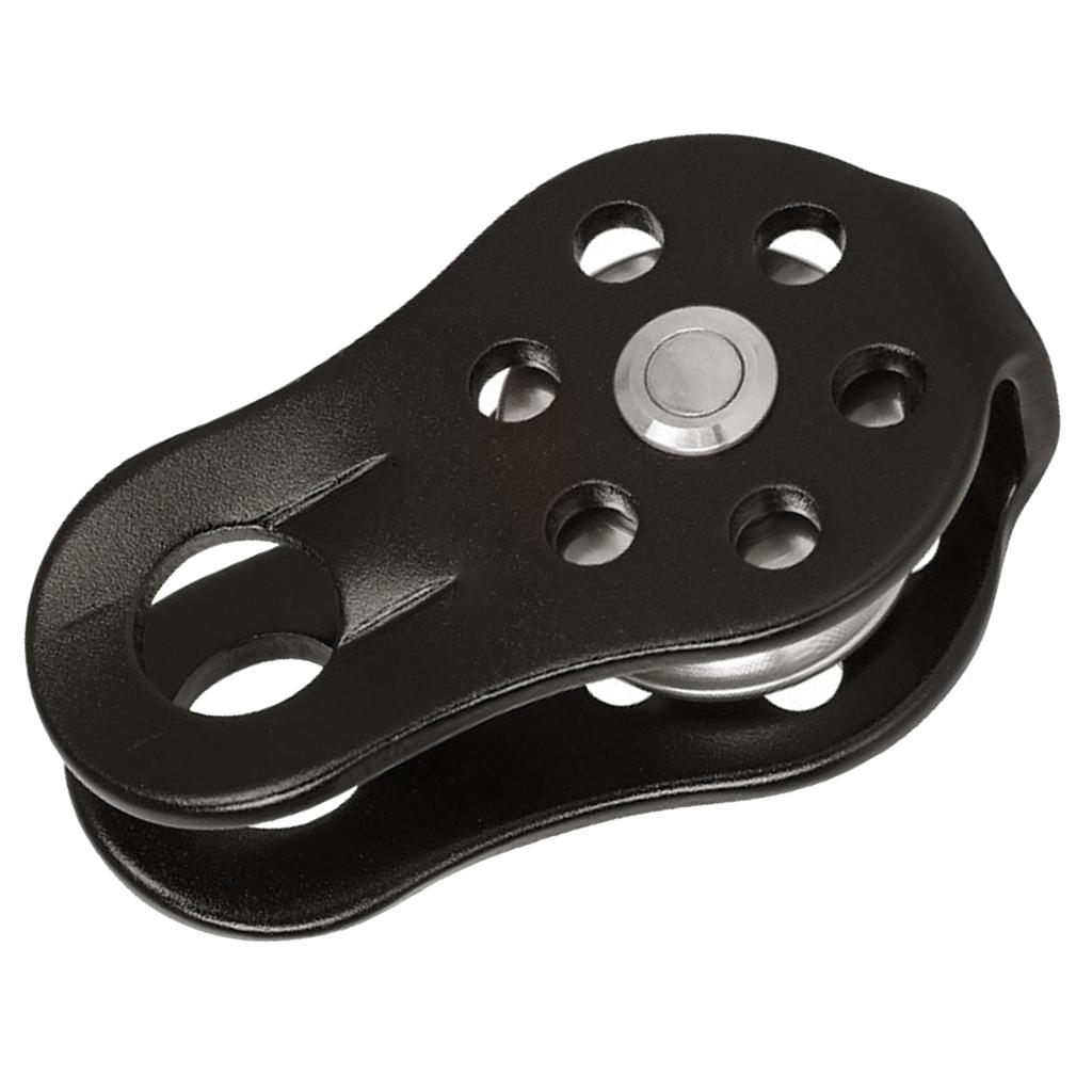 Small Rope Pulley Aluminum Alloy Outdoor Climbing Pulley 20KN Single Pulley Climber Arborist Fixed Pulley Easy To Use