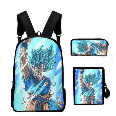 Новый Аниме Мультфильм Dragon Ball Рюкзак Школьная Сумка для Начальной и Средней Школы Сумка Через Плечо Пенал Набор из Трех Предметов 21-NMAOV