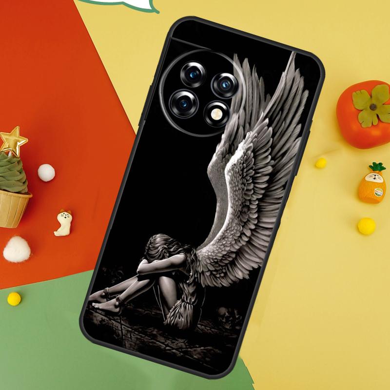Фантазийный Чехол с Крыльями Ангела для OnePlus Nord 5 CE 2 3 4 Lite N20 N30 OnePlus 15 13 12 11 10 10T 12R 13T 13R