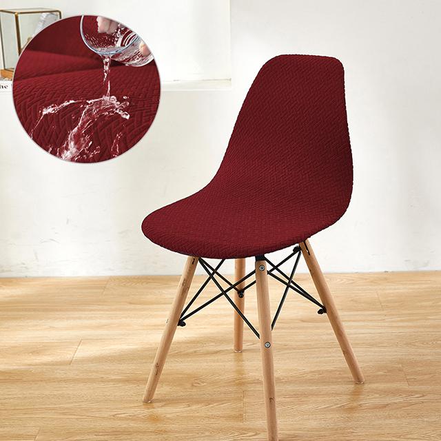 Водостойкие жаккардовые чехлы на стулья из спандекса, спинка, чехол для сиденья для гостиной, офиса, бара, банкета, украшение, пылезащитный чехол, 1 шт.