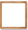 Square Acrylic Picture with Wall Hook Frame, Wooden, L-Shaped, (Wood, 20-corner)