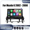 Android Carplay Auto For Mazda 6 2002 2003 2004 2005 2006 2007 2008 Car Radio Navigation GPS Multimedia Video Player DSP 4G