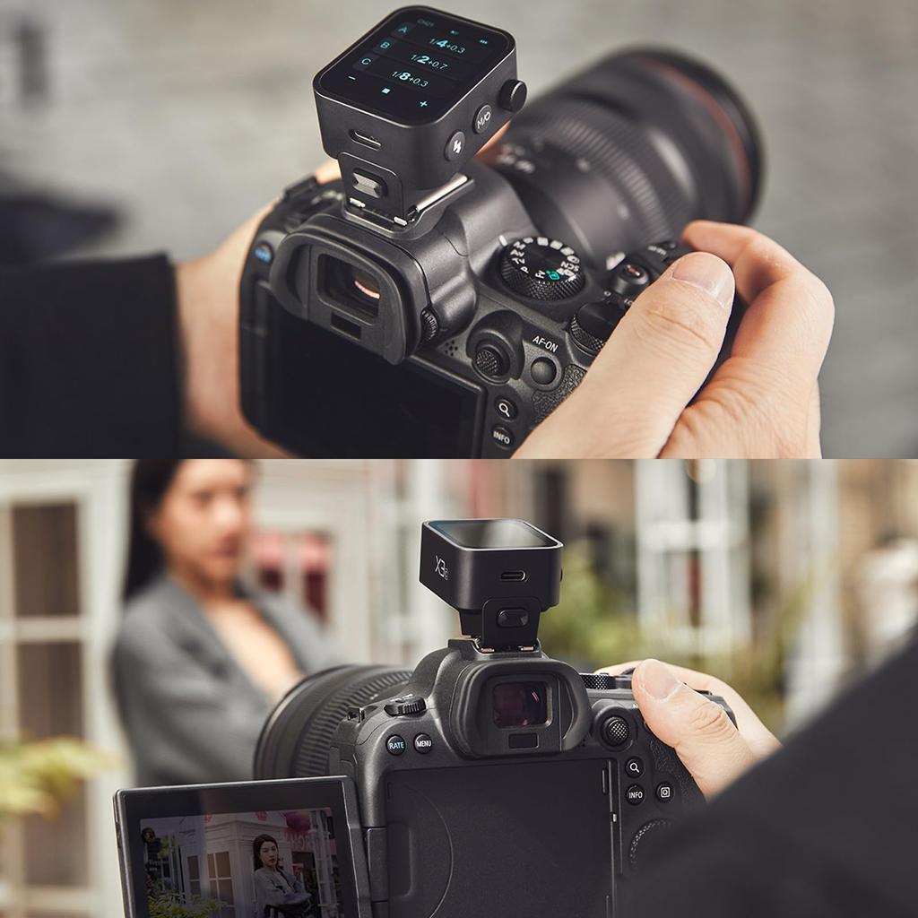 Авторизованный беспроводной триггер вспышки Godox Touch Screen TTL для Sony Wireless High Speed OLED Screen Регулируемая яркость Знак технического соответствия