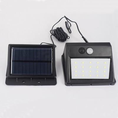 20LED сплит-датчик движения, солнечная лампа, уличная садовая лампа, украшение, настенный светильник для ночной безопасности