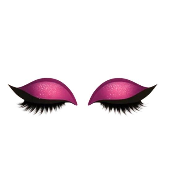 2 Lazy Stickers Eye Shadow Eyelash Pairs Reusable Eye Makeup Stickers