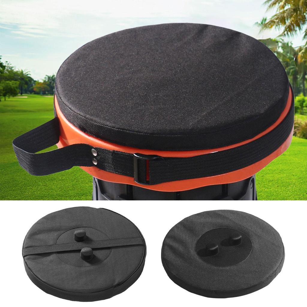 Telescopic Stool Cushion Chair Pads Thickened Stool Cushion Oxford Cloth Stool Seat Cushion Waterproof Round Cushion Stool Mat