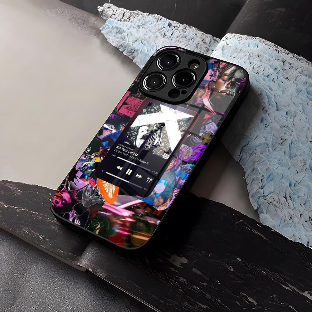 Чехол для телефона Lil Uzi Vert Закаленное стекло Для IPhone 16 13 14 12 15 11 Pro Max Plus Mini X XR SE2020 Coque