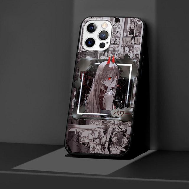 Чехол для Apple Iphone 11 13 12 Mini 14 Pro Max Xr 7 8 +Se 2020 Xs 6 6s Plus 5 5S, черный силиконовый чехол для телефона с бензопилой в стиле аниме