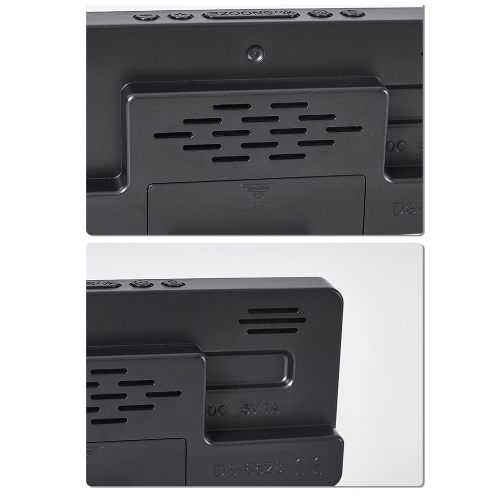 Temperature Calendar Number Clock Backlight Electronic Clock Large Number Alarm Clock LED Digital