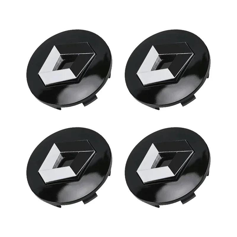 Hub Caps 4PCS 57mm 60mm Car Wheel Center Cap Logo Hub Badge Rims Cover For Renault Megane 2 3 Clio 4 Trafic Captur Emblems Kango